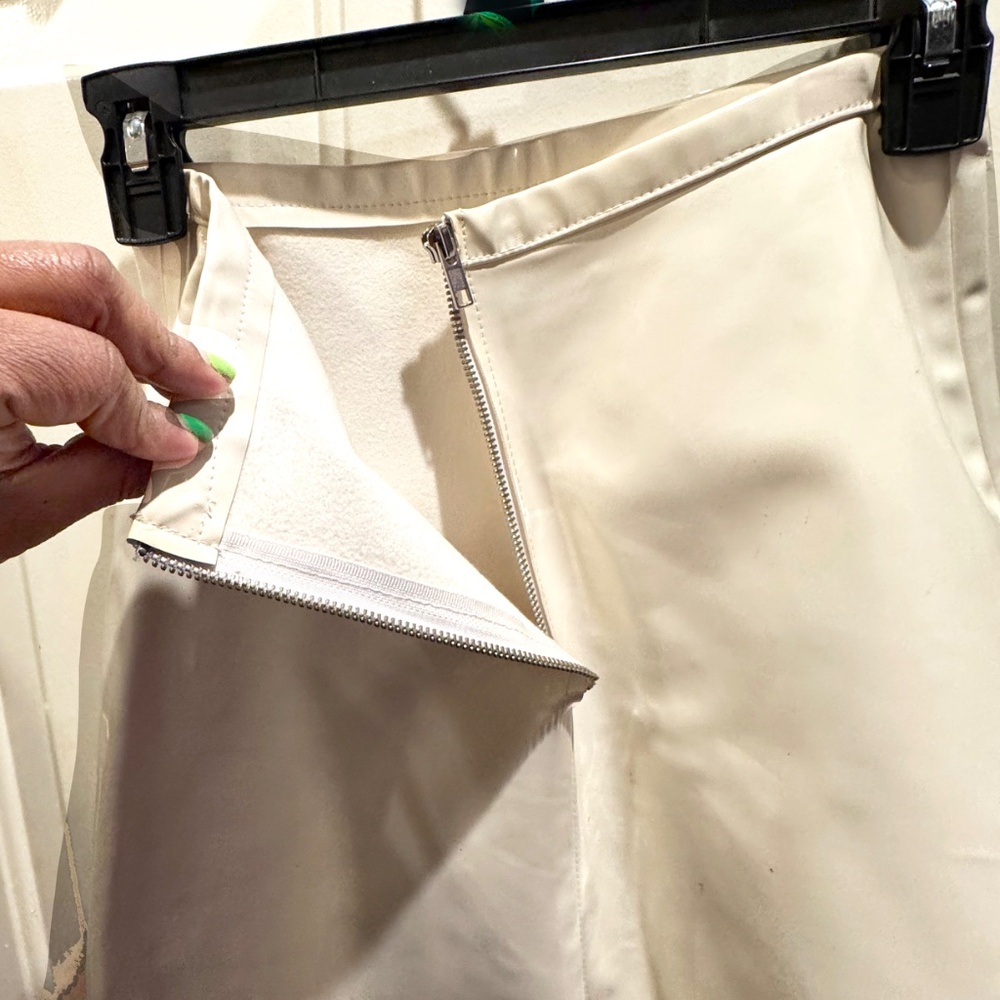 American Apparel Basic Instinct White Skater Pvc … - image 4